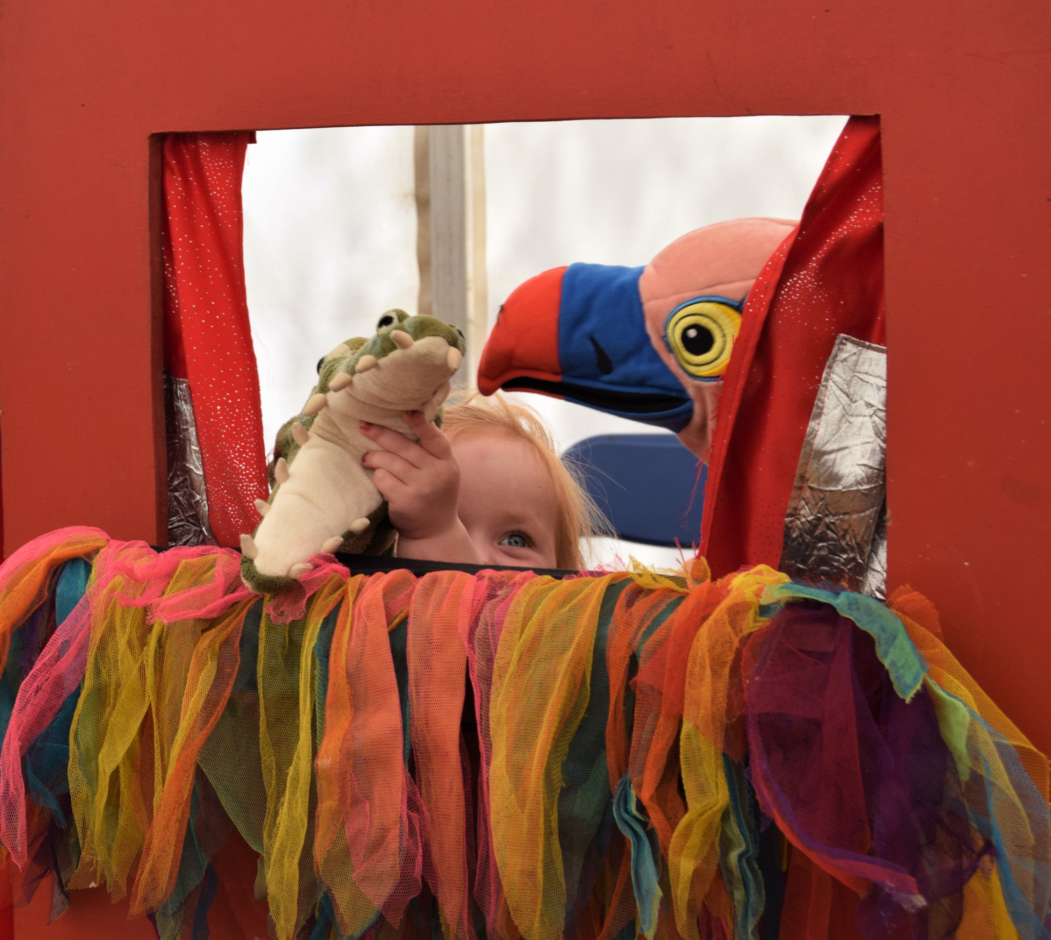 Photo of a puppet show