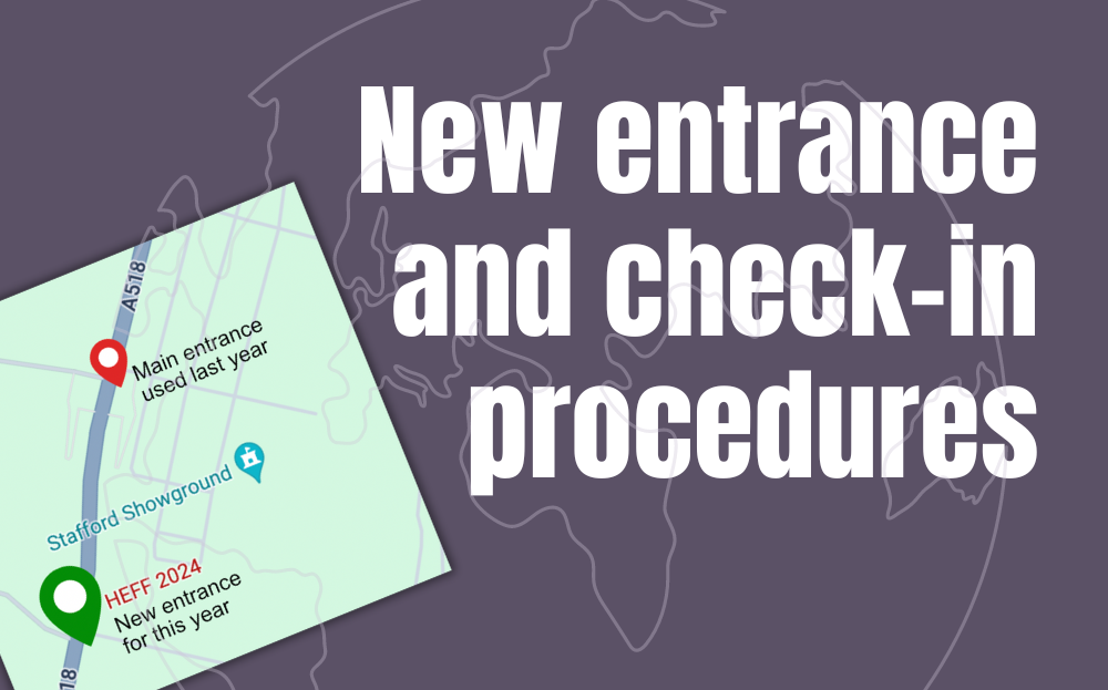New entrance and check-in procedures
